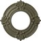 Ekena Millwork Benson Ceiling Medallion (Fits Canopies up to 4 1/8"), 9"OD x 4 1/8"ID x 5/8"P, Spartan Stone CM09BNSSF - alternate 1
